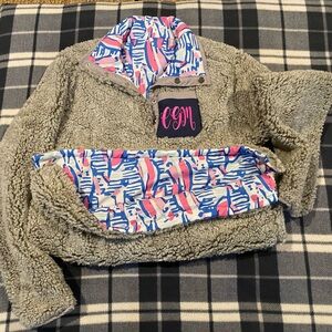 Gray Sherpa Lilly Inspired pullover